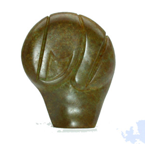 African Mask IV  Bronze