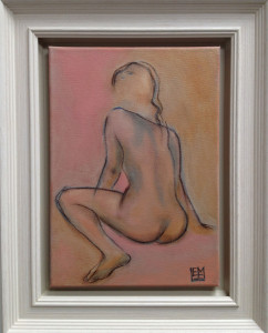 Little Pink Nude with frame