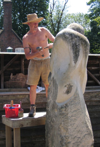Marko carving Contortia sculpture Beer limestone